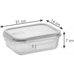 Tescoma obdelníková Freshbox Glass 892172 1 l – Sleviste.cz
