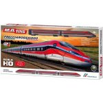 RE.EL Toys Frecciarossa 1000 licencovaný vlak v měřítku H0 na baterie vlak 91cm dráha 5m – Zboží Mobilmania