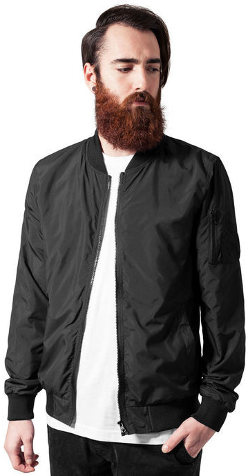 Urban Classics Light Bomber jacket černá