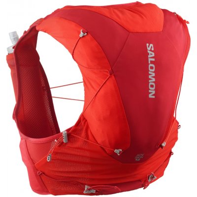 Salomon ADV Skin 12 Race Flag Set goji berry ebony běžecká vesta Velikost: XS – Zboží Mobilmania