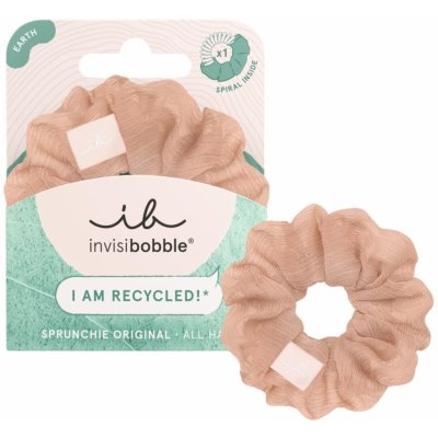 Ozdobná spirálová gumička z recyklovaného materiálu Invisibobble Sprunchie Recycling Rocks - pudrová – Zbozi.Blesk.cz