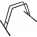 Kacerle KS-150 prášková barva černá rozteče držáku 6 cm – Zboží Dáma