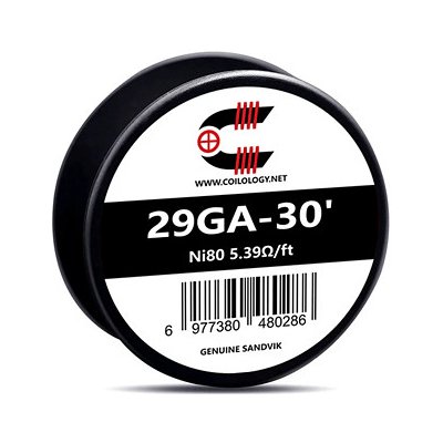 Coilology Sandvik Odporový drát Ni80 9m 29GA – Zboží Mobilmania