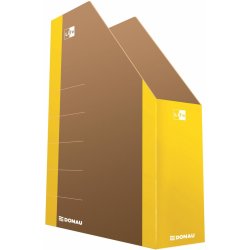 Donau stojan na časopisy LIFE, A4/75 mm, karton, neonově žlutý