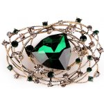 Prima-obchod Brož s broušenými kamínky a kamenem, barva 3 zelená tmavá zlatá – Hledejceny.cz