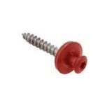 Vrut s podložkou 15 mm 4,5x35 mm RAL 8004 cihlově červená – Hledejceny.cz