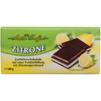 Maitre Truffout čokoláda s citrónovou náplní 100 g – Zboží Dáma Maitre Truffout čokoláda s citrónovou náplní 100 g – Zboží Dáma