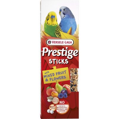 VERSELE-LAGA Prestige Sticks tyčinky Parakeets Fruit & Flowers 60g – Zbozi.Blesk.cz