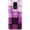 Pouzdro a kryt na mobilní telefon Xiaomi Pouzdro iSaprio - Purple Squares - Xiaomi Redmi Note 9