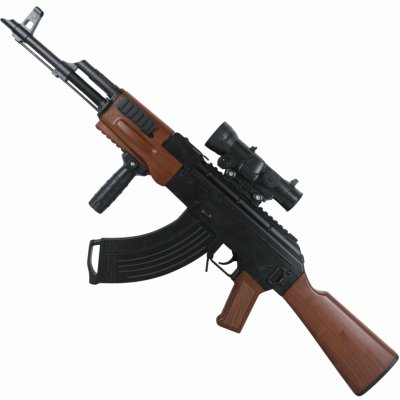 GEL GUN AK47 Imitace Dřeva - Blaster na gelové kuličky – Hledejceny.cz