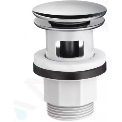 Hansgrohe Odtokové soupravy - Odtoková souprava Push-Open pro umyvadlové a bidetové baterie, chrom, 50105000 – Zboží Dáma
