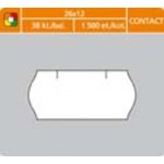 Etikety do etiketovacích kleští - 26 x 12 mm Contact / bílá – Zboží Živě