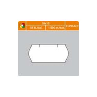 Etikety do etiketovacích kleští - 26 x 12 mm Contact / bílá – Zboží Živě