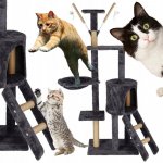 Springos Škrabadlo se schody 6 pater 145 cm – Sleviste.cz