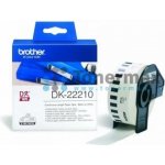 Brother DK-22210, bílá páska / černý tisk originální – Hledejceny.cz