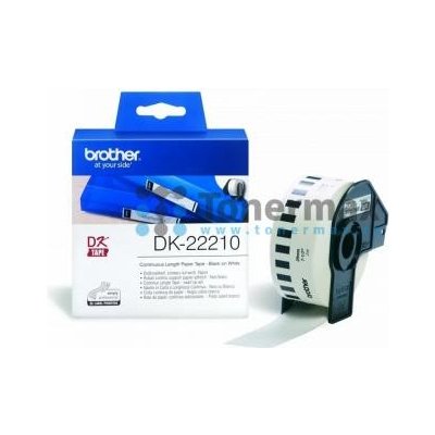 Brother DK-22210, bílá páska / černý tisk originální – Hledejceny.cz