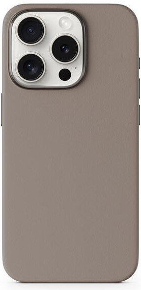 Epico Mag+ Leather Case iPhone 15 Pro Clay