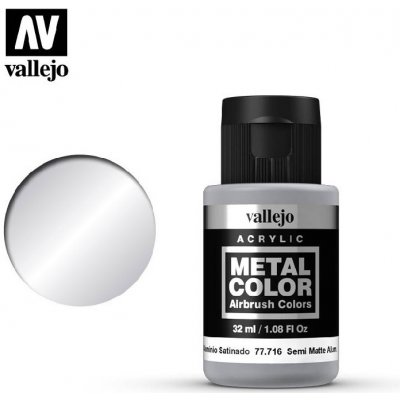Vallejo Barva Metal Color 77716 Semi Mate Aluminium 32ml – Zboží Mobilmania