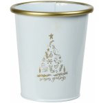 Home Styling Collection Kovový vánoční kbelík bílý 10 x 11 cm – Hledejceny.cz