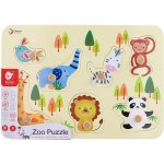 Teddies vkládačka/puzzle deskové obrysové zoo dřevo 30x21cm ve fólii – Sleviste.cz