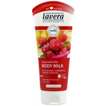 Lavera Regeneratig tělové mléko Bio Brusinka & Bio Arganový olej 150 ml