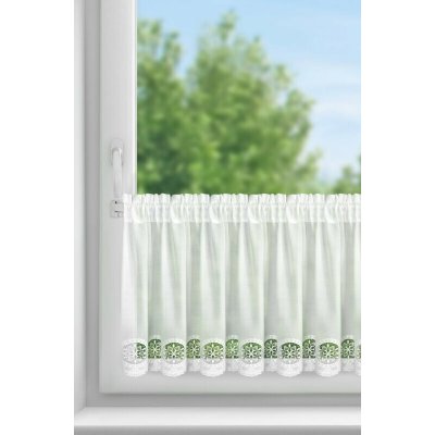VITRÁŽKOVÁ ZÁCLONA LILA 150X40CM BÍLÁ – Hledejceny.cz