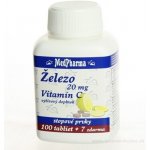MedPharma Železo 20 mg+Vitamín C 37 tablet – Hledejceny.cz