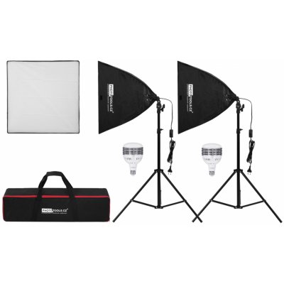 Phototools 2x Daylight ETL-50cm, trvalé světlo s LED žárovkou – Zboží Živě