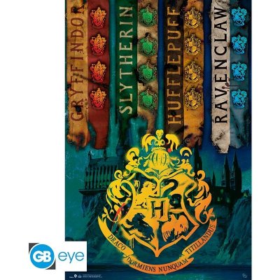 GB eye Harry Potter plakát House Flags 61 x 91,5 cm – Zboží Mobilmania