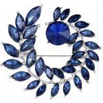 Gaira brož Květ 312545 modrá – Zboží Mobilmania