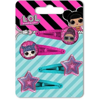 L.O.L. Surprise Hair clip Set sponky do vlasů pro děti 4 ks