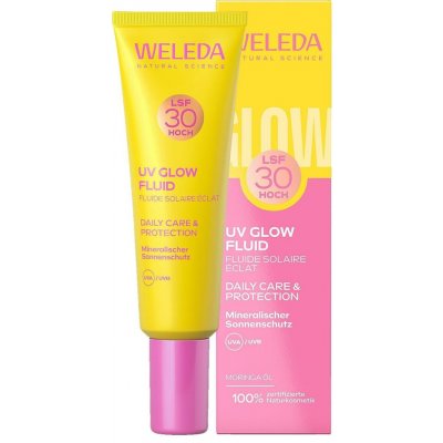 Weleda UV Fluid Glowy LSF 30 Opalovací krém Unisex 30 ml – Hledejceny.cz
