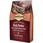 Carnilove Duck & Turkey for Large Breed Cats Muscles Bones Joints 2 kg – Sleviste.cz