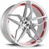 Alu kolo, lité kolo Corspeed Kharma 8,5x19 5x120 ET40 silver trim red