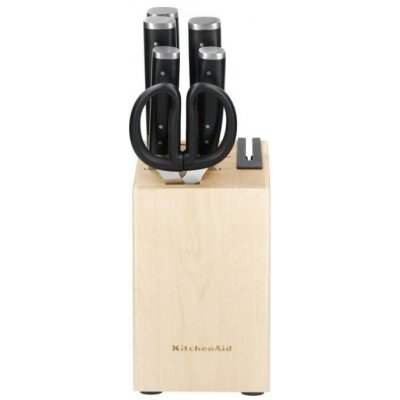 KitchenAid Gourmet sada nožů s březovým blokem 7 ks KO6PSTSNOBG – Zboží Mobilmania