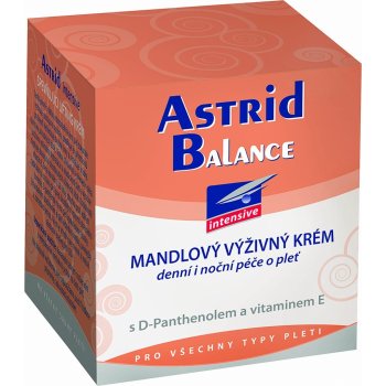 Astrid Balance Intensive mandlový výživný krém suchá a velmi suchá pleť 50 ml