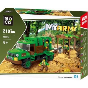 ICOM Blocki MyArmy vojenská jednotka džungle 210 ks