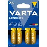 Varta Longlife AA 4 ks 4106101414 – Zboží Živě