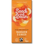 Seed and Bean čokoláda hořká Mandarinka a Zázvor 85 g – Zboží Mobilmania