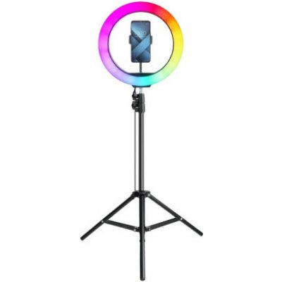 Force Led RING Stream RGB lamp 12inch FULL COLOR with holder for mobile + tripod 445371 – Sleviste.cz