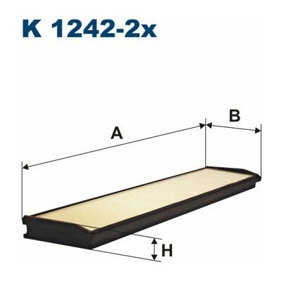 Filtr, vzduch v interiéru FILTRON K 1242-2x – Hledejceny.cz