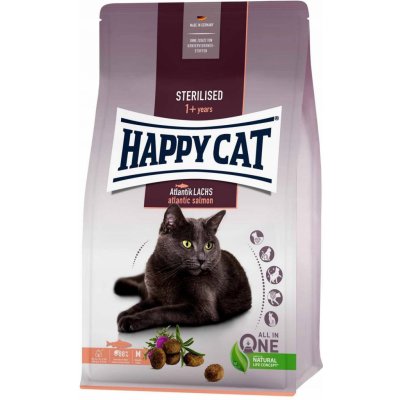 Happy Cat NEW Sterilised Atlantik Lachs Losos 1,3 kg – Hledejceny.cz