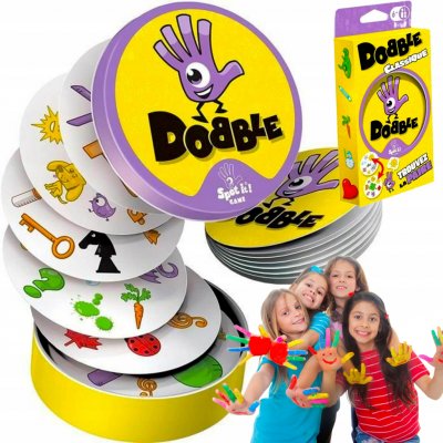 Párty REBEL DOBBLE DOBLE DOUBLE rodinná 55 karet krabička – Zboží Dáma