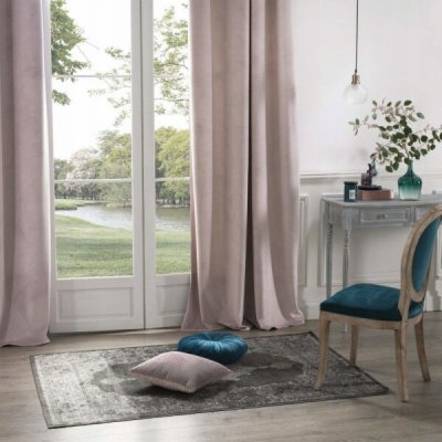 Atmosphera Závěs v růžové barvě z polyesteru, 260x140 cm – Hledejceny.cz