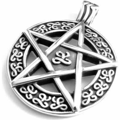 Steel Jewelry Přívěsek pentagram z chirurgické oceli PR150316 – Zboží Mobilmania