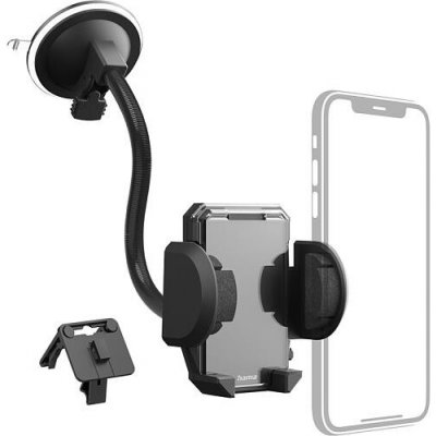 Hama Multi, držák mobilu do auta 2v1, pro čelní sklo i větrací lamely, šířka mobilu 4-11 cm 201521