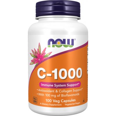 NOW Foods Vitamín C 1000 mg 100 kapslí – Hledejceny.cz
