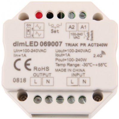 T-LED Stmívač dimLED TRIAK PR ACT240W 069007 – HobbyKompas.cz