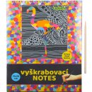 Wiky Vyškrabovací notes duhový 10 listů v sáčku