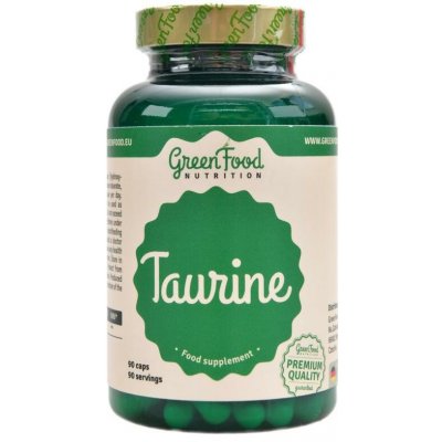 GreenFood Nutrition Taurin 90 kapslí – Hledejceny.cz
